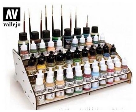 Stackable Dropper Bottle Paint Rack for Vallejo and Pro Acryl